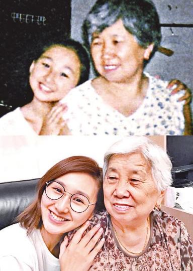 ■高海寧與婆婆的合照惹來網民議論紛紛。互聯網圖片
