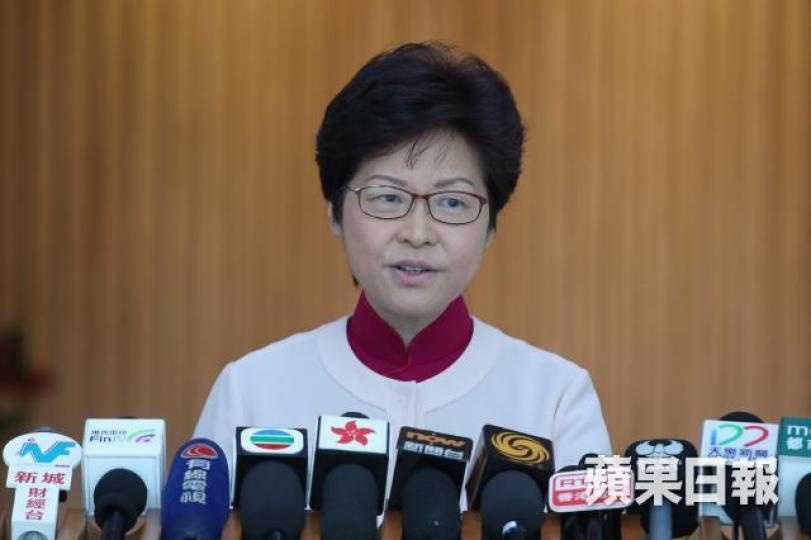 ■特首林鄭月娥昨上載「百日新政」，被指吹噓功績。