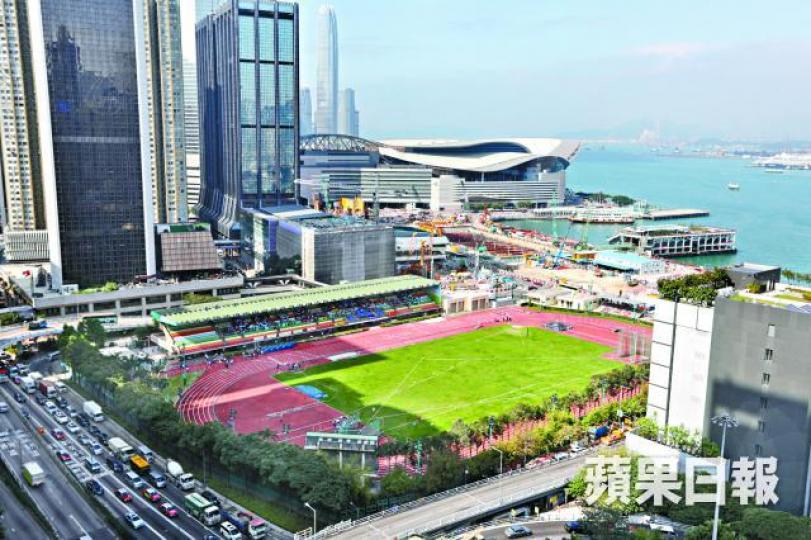 ■灣仔運動場暫免拆卸。
■灣仔運動場暫免拆卸。