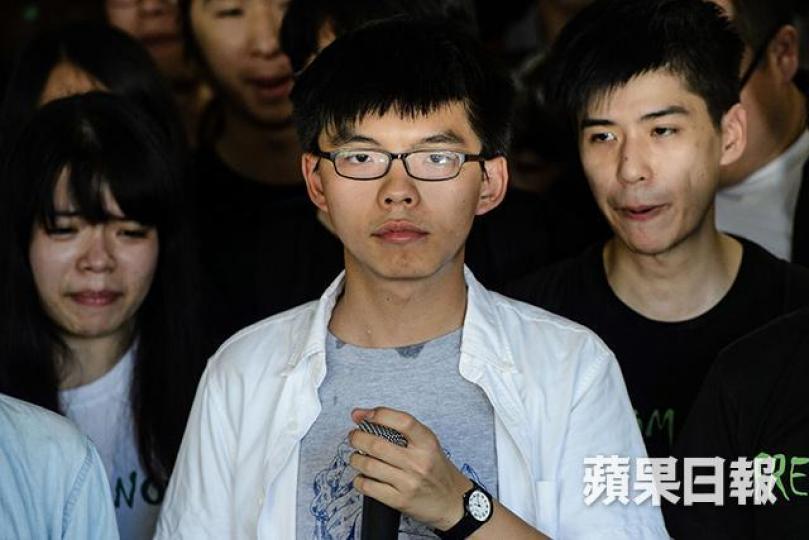 ■黃之鋒指各派別抗爭者已無爭吵餘地。
■黃之鋒指各派別抗爭者已無爭吵餘地。