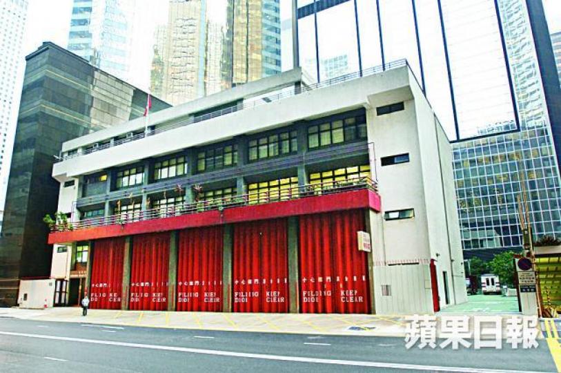 ■港灣消防局或因擴建會展搬遷。資料圖片 ■港灣消防局或因擴建會展搬遷。資料圖片