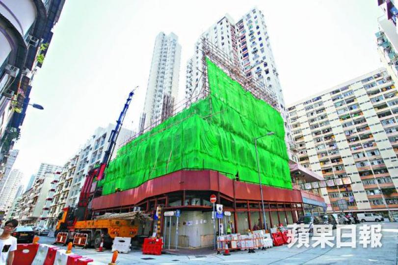 ■主打一房戶的土瓜灣翰畋料月內開售。馬泉崇攝 ■主打一房戶的土瓜灣翰畋料月內開售。馬泉崇攝