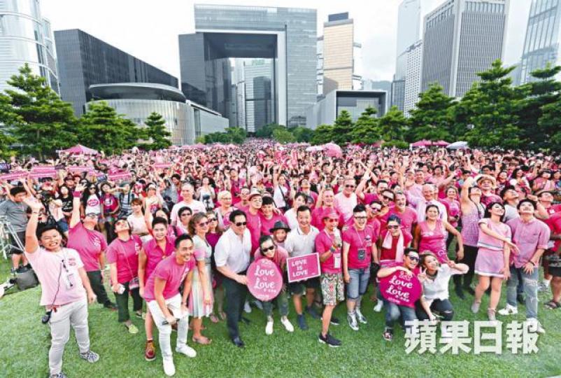 ■盧凱彤一直關注及支持何韻詩及黃耀明成立的「大愛同盟」。資料圖片
■盧凱彤一直關注及支持何韻詩及黃耀明成立的「大愛同盟」。資料圖片