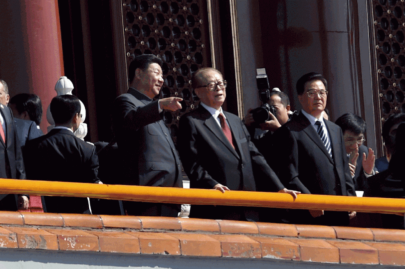 ■江澤民及胡錦濤會否現身明日的十九大開幕式將備受關注。
■江澤民及胡錦濤會否現身明日的十九大開幕式將備受關注。