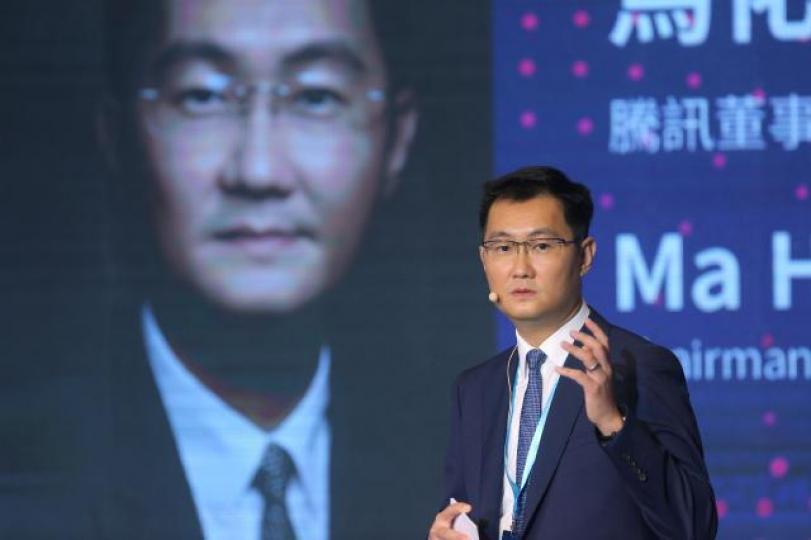 ■馬化騰及其管理團隊一向優秀,閱文集團應該有不少捧場客。 資料圖片 ■馬化騰及其管理團隊一向優秀,閱文集團應該有不少捧場客。 資料圖片