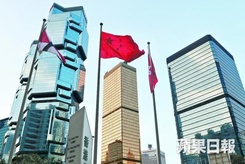 ■十九大報告要求港人必須維護國家主權。許頌明攝
■十九大報告要求港人必須維護國家主權。許頌明攝