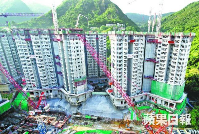 ■沙田火炭約4,800個新建公屋單位,將全數轉為綠置居出售。黎樹雄攝 ■沙田火炭約4,800個新建公屋單位,將全數轉為綠置居出售。黎樹雄攝
