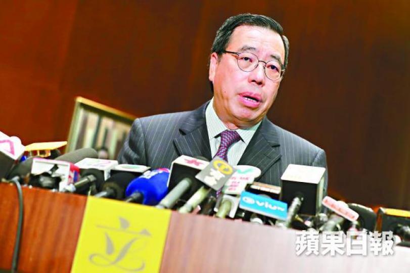 ■立會主席梁君彥昨指仍未看過泛民提出的修訂。謝榮耀攝
■立會主席梁君彥昨指仍未看過泛民提出的修訂。謝榮耀攝