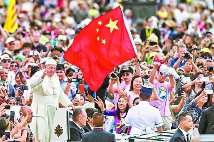 ■中共高官放風歡迎教宗方濟各訪華。資料圖片
■中共高官放風歡迎教宗方濟各訪華。資料圖片