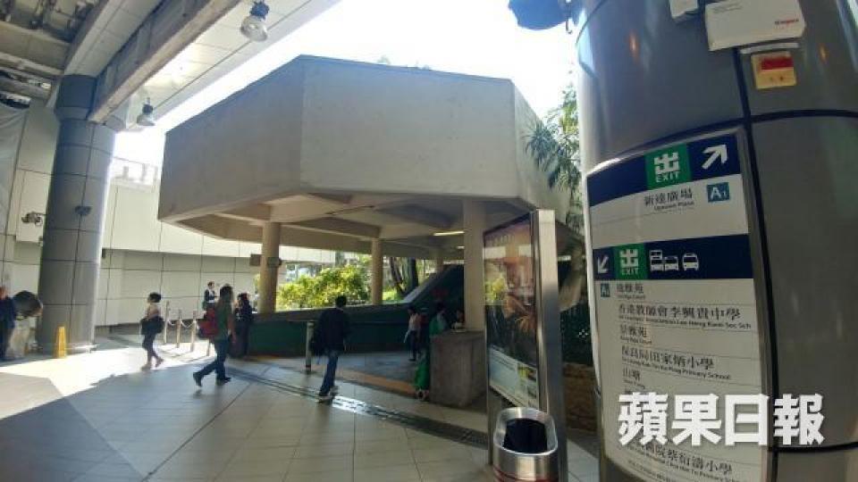 ■企圖自殺案昨發生於大埔墟站A出口對開。周鴻熙攝
■企圖自殺案昨發生於大埔墟站A出口對開。周鴻熙攝