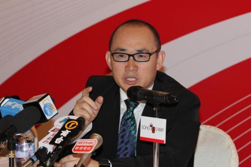 ■SOHO中國董事長潘石屹。資料圖片
■SOHO中國董事長潘石屹。資料圖片