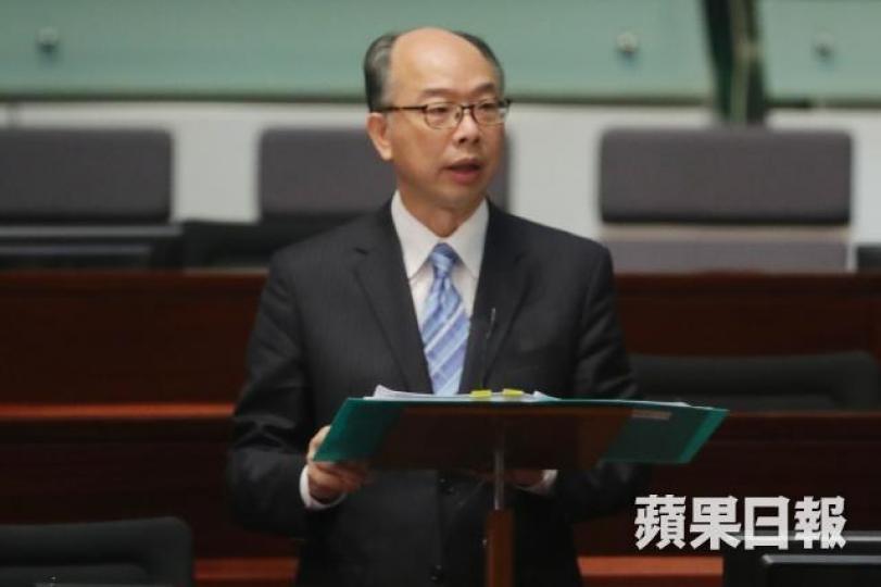 ■陳帆指刪除戶籍成員原因繁多。朱永倫攝 ■陳帆指刪除戶籍成員原因繁多。朱永倫攝