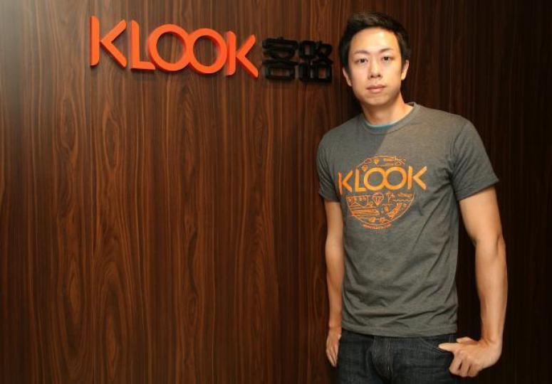 ■KLOOK網上旅行平台的共同創辦人王志豪。 資料圖片 ■KLOOK網上旅行平台的共同創辦人王志豪。 資料圖片