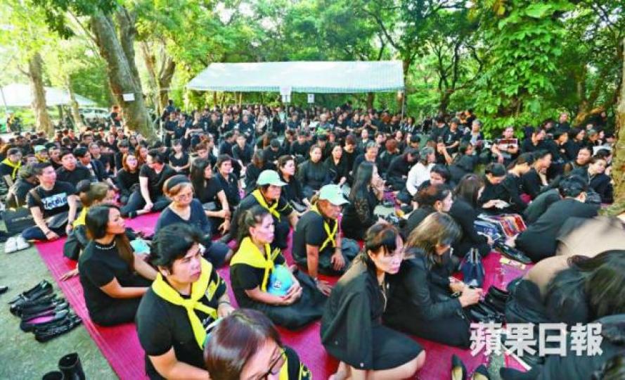 ■在港泰國人出席紀念活動。邱仲權攝
■在港泰國人出席紀念活動。邱仲權攝
