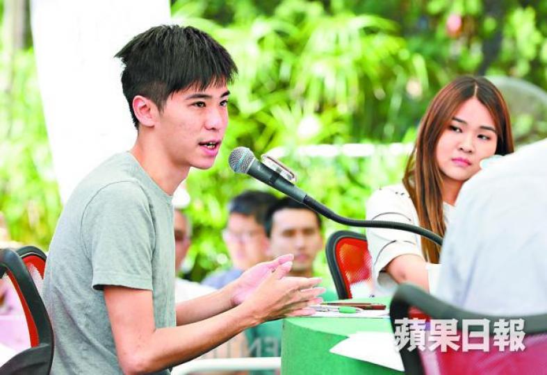 ■岑敖暉指香港已進入威權政治時代,青年不可能有分享權力的機會。 ■岑敖暉指香港已進入威權政治時代,青年不可能有分享權力的機會。