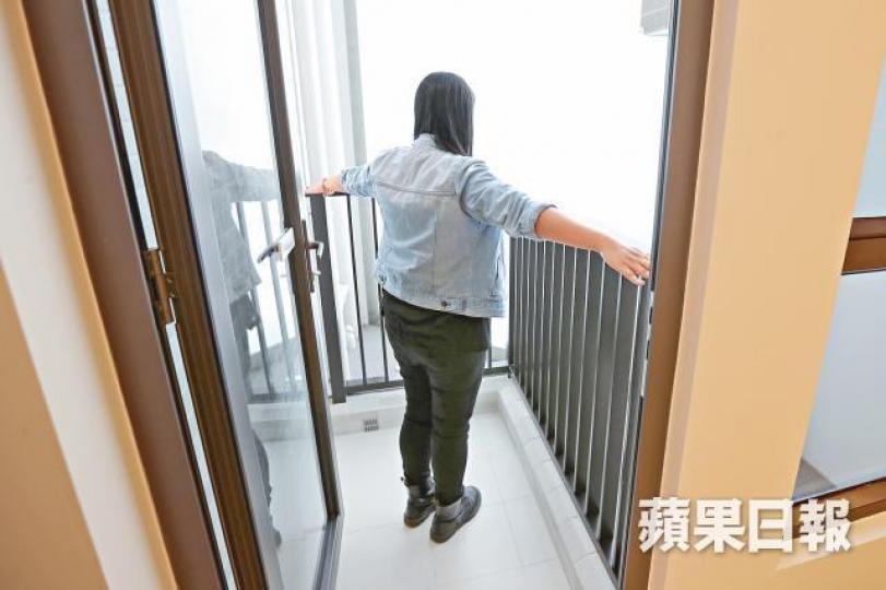 【發水平台】■將軍澳翠嶺峰部份單位設16平方呎工作平台。許頌明攝楊嘉康 【發水平台】■將軍澳翠嶺峰部份單位設16平方呎工作平台。許頌明攝楊嘉康