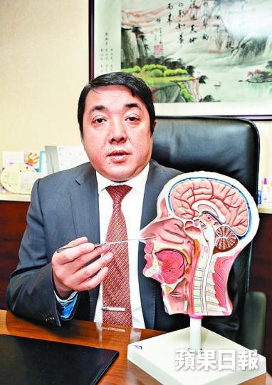 ■顧德政醫生指,一般流鼻血因黏膜破損引致。 ■顧德政醫生指,一般流鼻血因黏膜破損引致。
