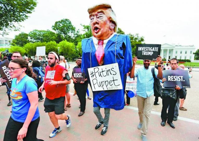 ■米勒出手硬,誓查明特朗普是否「普京傀儡」。資料圖片 ■米勒出手硬,誓查明特朗普是否「普京傀儡」。資料圖片
