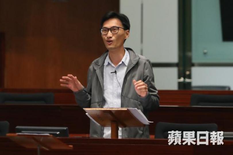 ■立法會議員朱凱廸批評,林鄭首置盤的整套思維是「企喺發展商角度去諗」。資料圖片 ■立法會議員朱凱廸批評,林鄭首置盤的整套思維是「企喺發展商角度去諗」。資料圖片