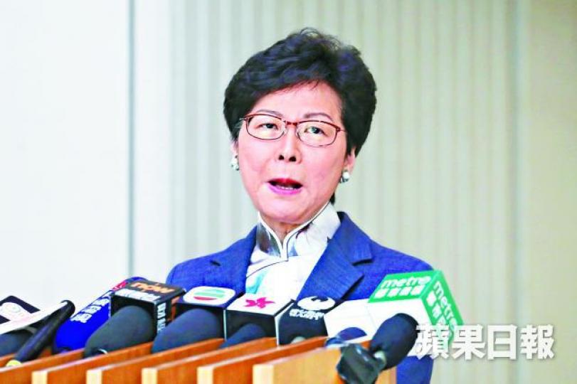 ■林鄭被指以天主教徒身份將同運會與同性婚姻混為一談,稱港人對後者仍存分歧。 ■林鄭被指以天主教徒身份將同運會與同性婚姻混為一談,稱港人對後者仍存分歧。