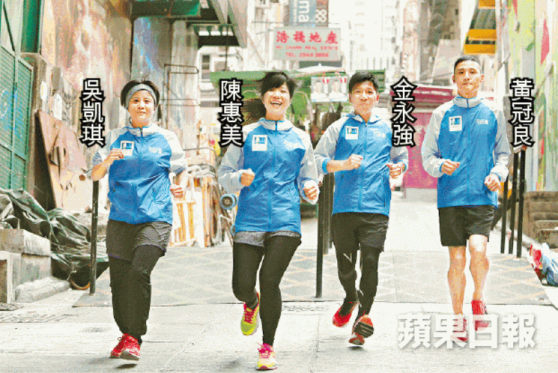 ■吳凱琪稱只要在跑道上全力以赴,勝負並不重要。夏家朗攝 ■吳凱琪稱只要在跑道上全力以赴,勝負並不重要。夏家朗攝