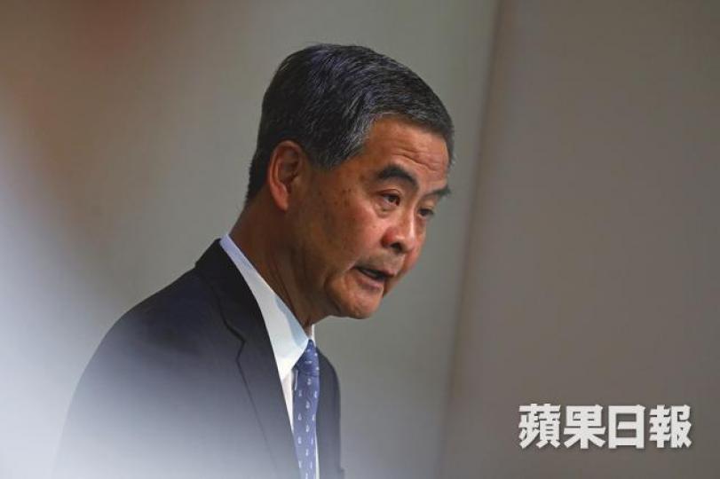 ■梁振英 資料圖片 ■梁振英 資料圖片