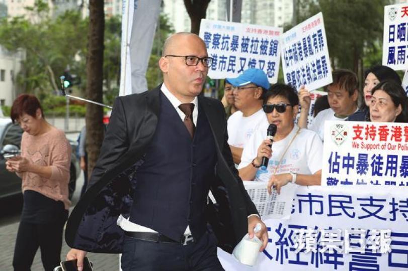 ■辯方大律師彭彼得 ■辯方大律師彭彼得