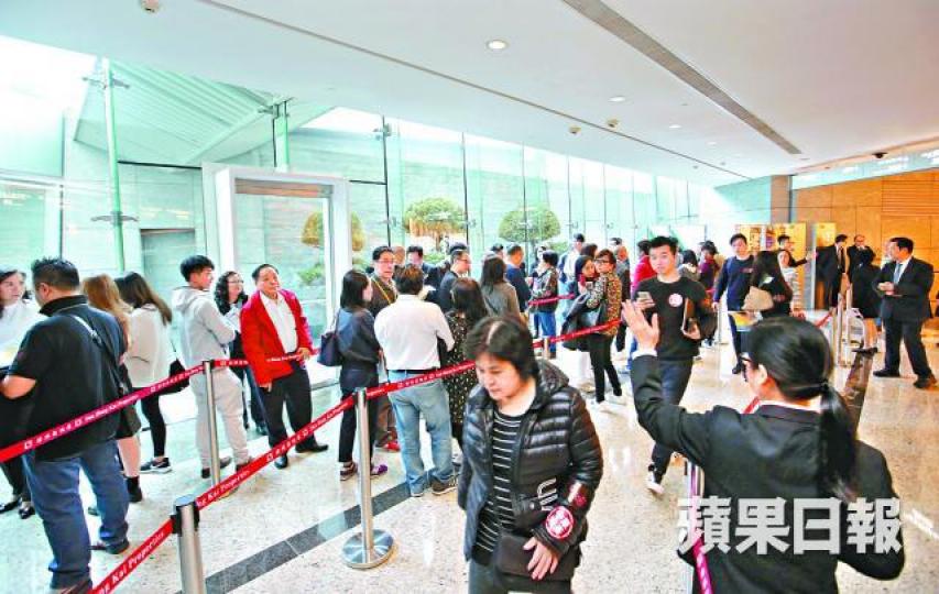 ■匯璽1期半年前開售時反應不俗。資料圖片
■匯璽1期半年前開售時反應不俗。資料圖片