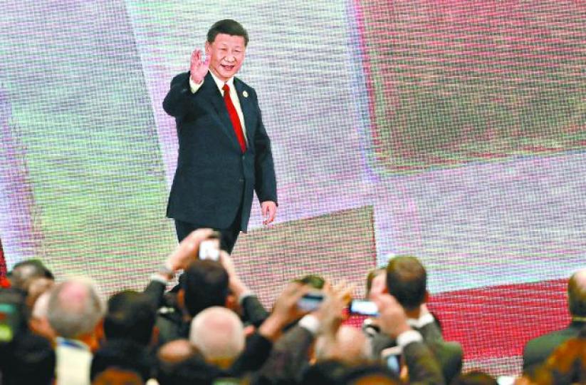 ■習近平指全球化是不可逆轉的潮流。
■習近平指全球化是不可逆轉的潮流。