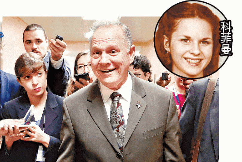 ■穆爾被指曾與未成年少女發生不當性接觸。路透社
■穆爾被指曾與未成年少女發生不當性接觸。路透社