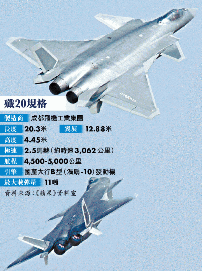 ■中國自主研發的殲20已列正式服役。■首批中國空軍和清華大學培養的「雙學籍」飛行員在戰機前列陣。 ■中國自主研發的殲20已列正式服役。■首批中國空軍和清華大學培養的「雙學籍」飛行員在戰機前列陣。