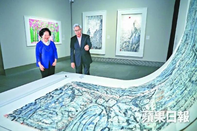 ■方召麐1952年畫傳統作品《飲露聊自潔竹蟬》,滿有老師趙少昂影子。
■方召麐1952年畫傳統作品《飲露聊自潔竹蟬》,滿有老師趙少昂影子。