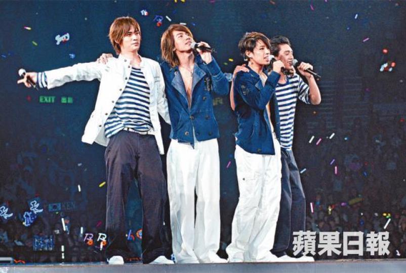 ■F406年曾在紅館開演唱會,當時林志玲也有低調來港欣賞演出。資料圖片 ■F406年曾在紅館開演唱會,當時林志玲也有低調來港欣賞演出。資料圖片