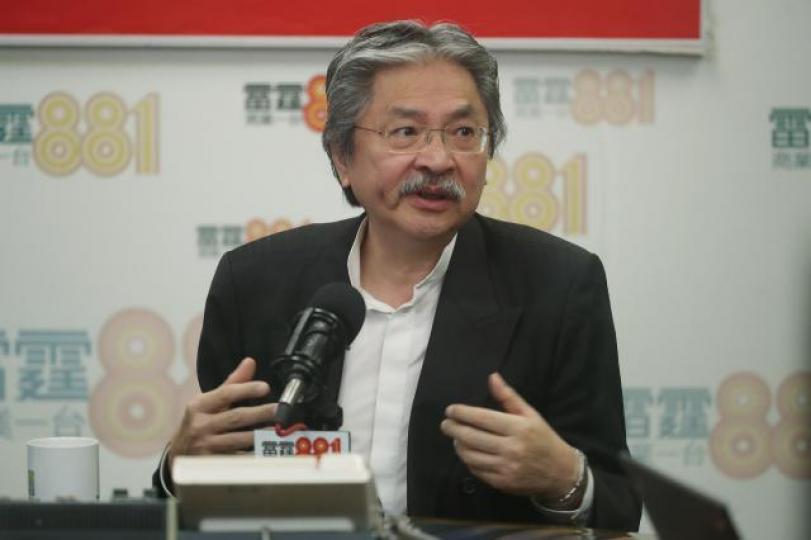 ■曾俊華近日因為在電台開咪,再次成為傳媒焦點。資料圖片 ■曾俊華近日因為在電台開咪,再次成為傳媒焦點。資料圖片