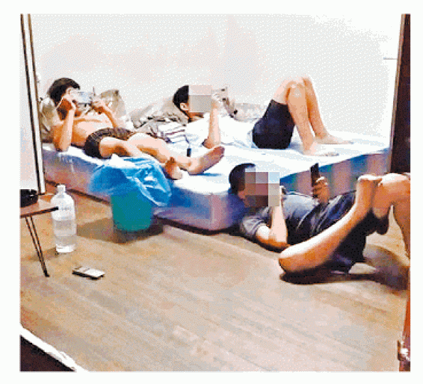 ■林姓疑犯住處常有少年聚集。 台灣《蘋果日報》 ■林姓疑犯住處常有少年聚集。 台灣《蘋果日報》