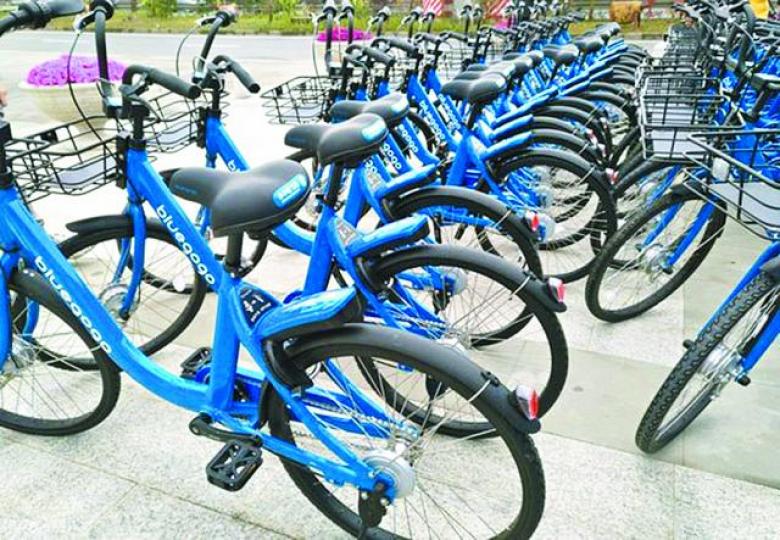 ■小藍單車曾是行業第三的共享單車。 ■小藍單車曾是行業第三的共享單車。