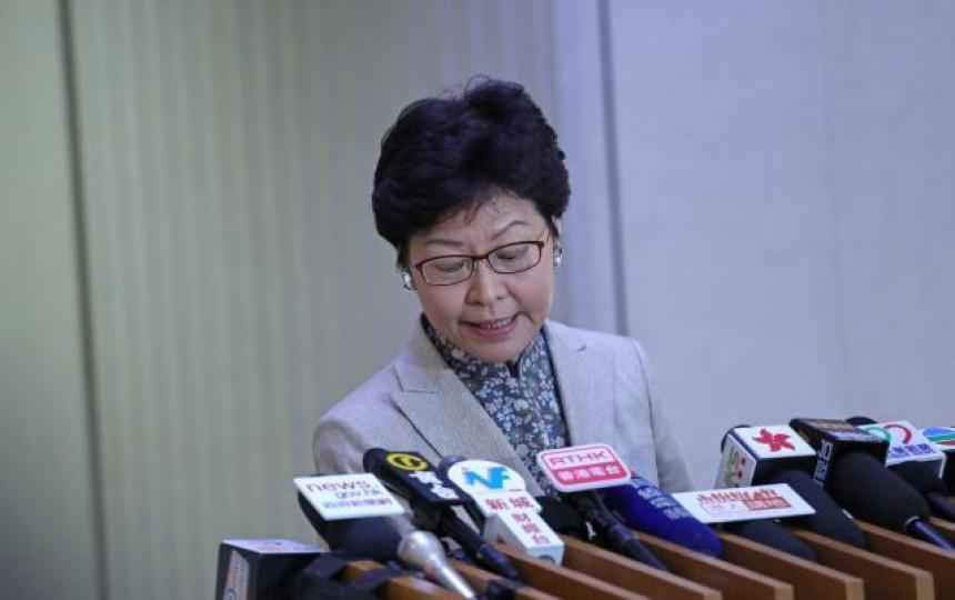 ■臨近年尾一手市場保持暢旺,乃拜特首林鄭月娥所賜。資料圖片 ■臨近年尾一手市場保持暢旺,乃拜特首林鄭月娥所賜。資料圖片