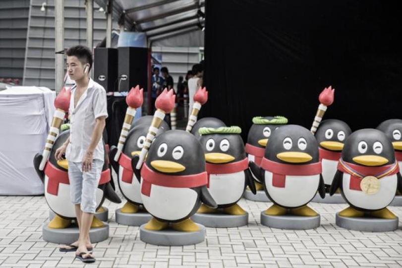 ■花旗將騰訊目標價由383元上調26%至482元,「最牛」情況上望606元。資料圖片
■花旗將騰訊目標價由383元上調26%至482元,「最牛」情況上望606元。資料圖片