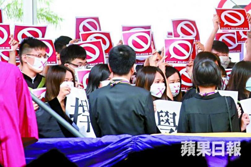 ■沈祖堯昨指擔任中大校長是畢生最大榮耀。
■沈祖堯昨指擔任中大校長是畢生最大榮耀。