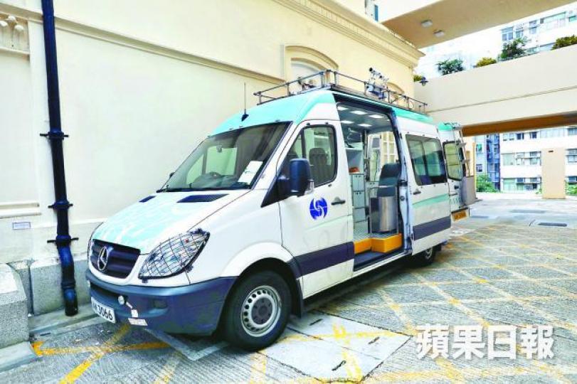 ■巡測車會巡經油尖旺,收集街道氣溫數據。 ■巡測車會巡經油尖旺,收集街道氣溫數據。