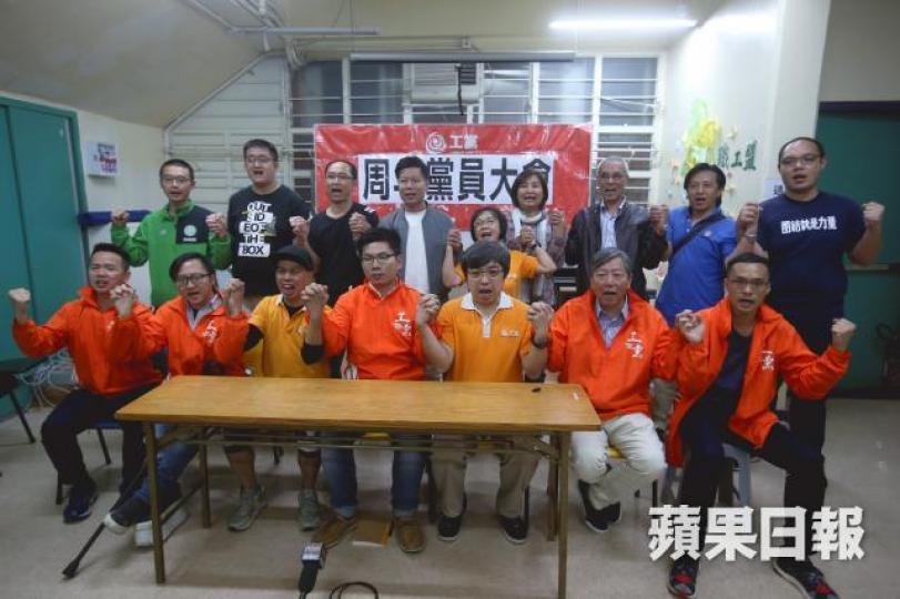■工黨領導層昨改選,選出新主席。 ■工黨領導層昨改選,選出新主席。