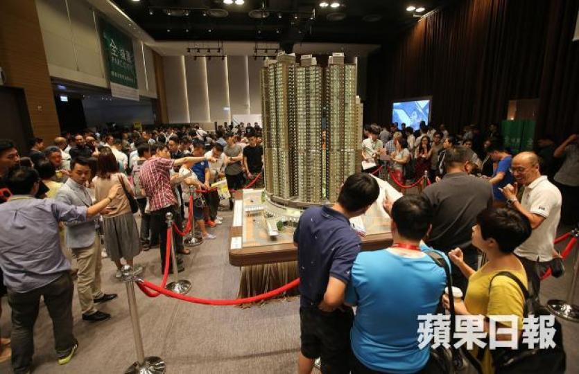 ■今年一手成交額暫錄2,117億元。資料圖片
■今年一手成交額暫錄2,117億元。資料圖片