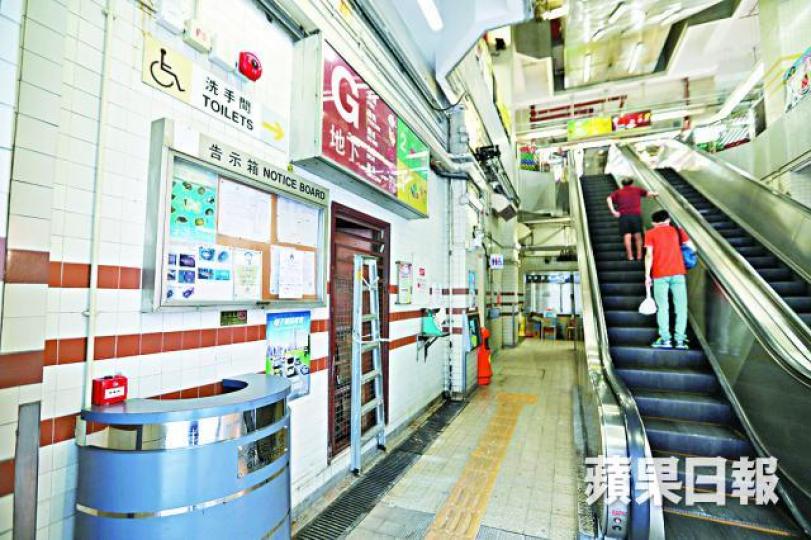 ■北角兩個街市月初已由聯邦保安承接保安合約。李家皓攝 ■北角兩個街市月初已由聯邦保安承接保安合約。李家皓攝