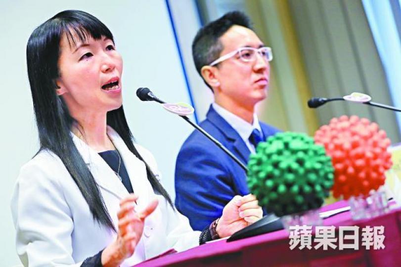 ■黃麗虹指肝癌高風險人士應每半年接受肝臟檢查。 ■黃麗虹指肝癌高風險人士應每半年接受肝臟檢查。