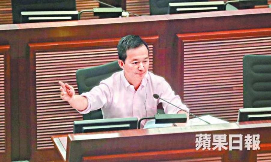 ■陳志全於會上發言,稱工小組不能無視坊間對跨性別人士誇大失實的恐懼。謝榮耀攝 ■陳志全於會上發言,稱工小組不能無視坊間對跨性別人士誇大失實的恐懼。謝榮耀攝