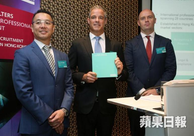 ■華德士大中華區董事總經理貝明修表示,現時懂得區塊鏈、大數據等專業知識人才最為渴市。李潤芳攝 ■華德士大中華區董事總經理貝明修表示,現時懂得區塊鏈、大數據等專業知識人才最為渴市。李潤芳攝