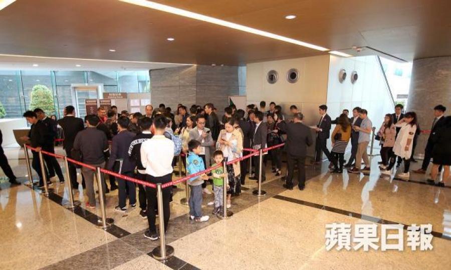■市傳匯璽II至昨晚收逾1,900票,賬面超額認購近5倍。資料圖片 ■市傳匯璽II至昨晚收逾1,900票,賬面超額認購近5倍。資料圖片