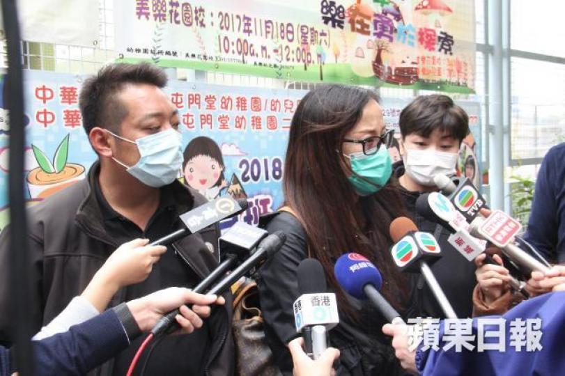 ■軒仔父母昨稱不接受學校的調查報告。翁鈺輝攝 ■軒仔父母昨稱不接受學校的調查報告。翁鈺輝攝