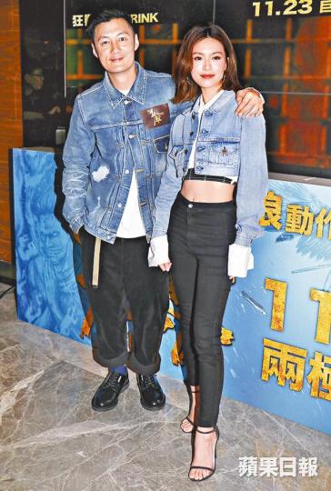 ■(左起)張晉新戲上映,獲老婆Ada、前輩商天娥、韓馬利等支持。
■(左起)張晉新戲上映,獲老婆Ada、前輩商天娥、韓馬利等支持。
