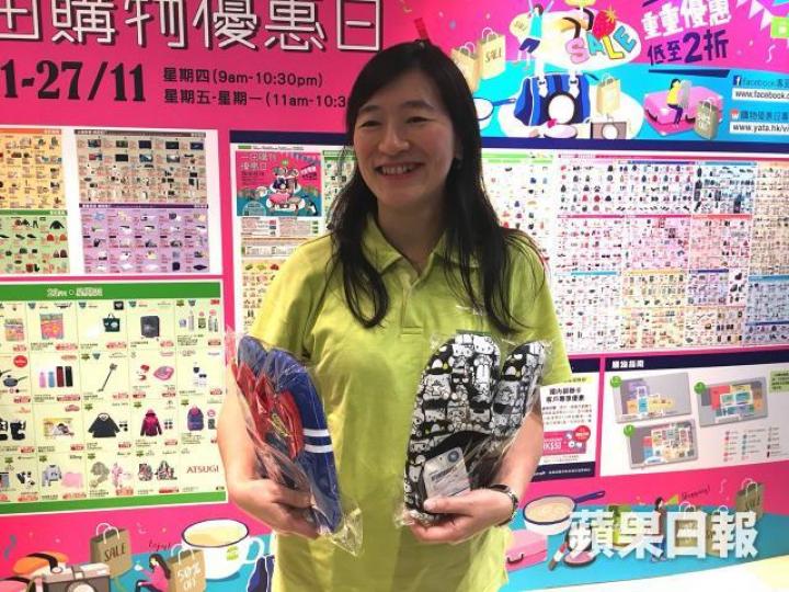 ■一田行政總裁黃思麗指,今次優惠日購物氣氛良好。 ■一田行政總裁黃思麗指,今次優惠日購物氣氛良好。